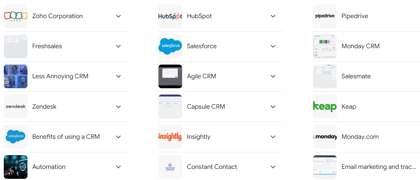 CRM Tools
