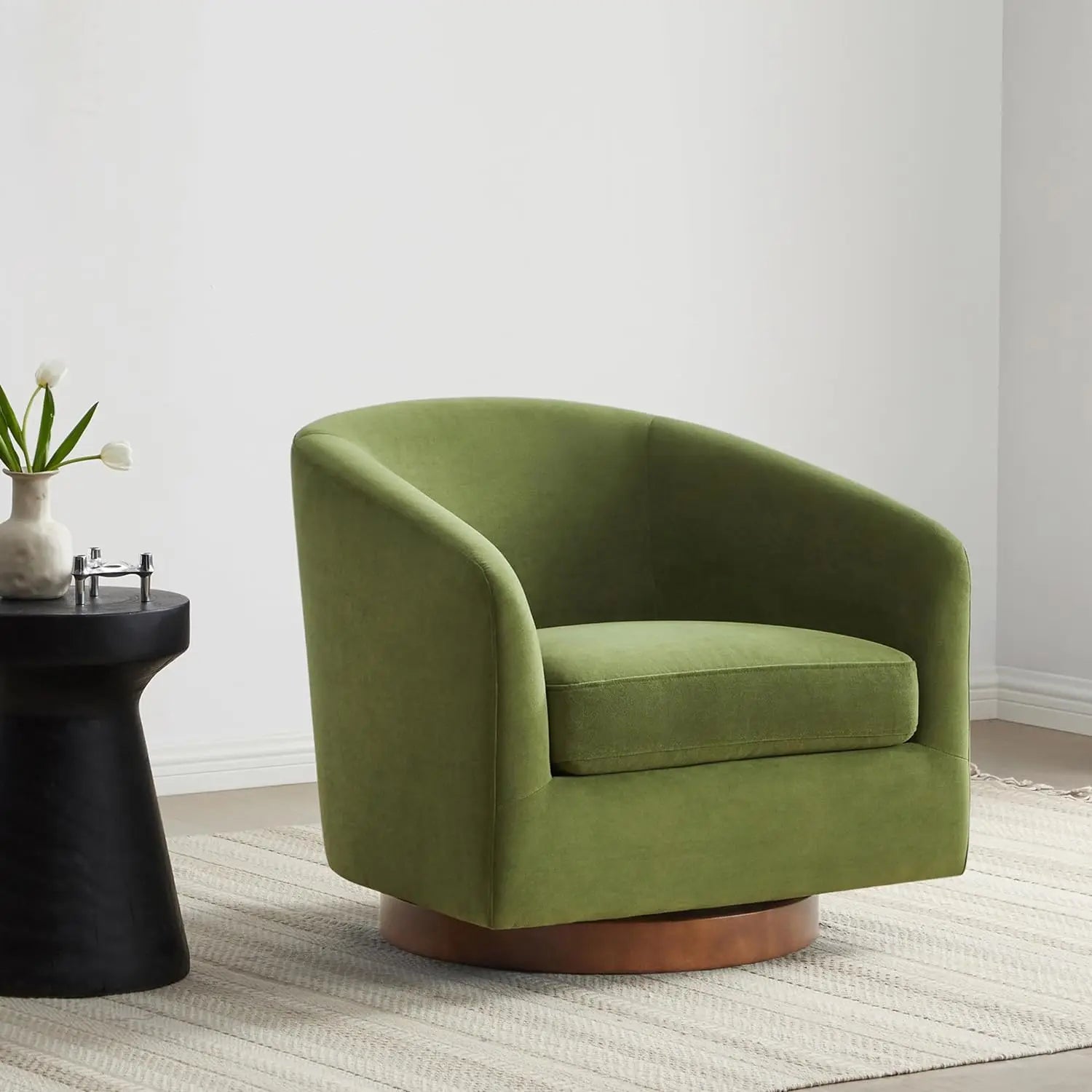 Ideal Home:  Cozy Lounge Armchair and Footrest