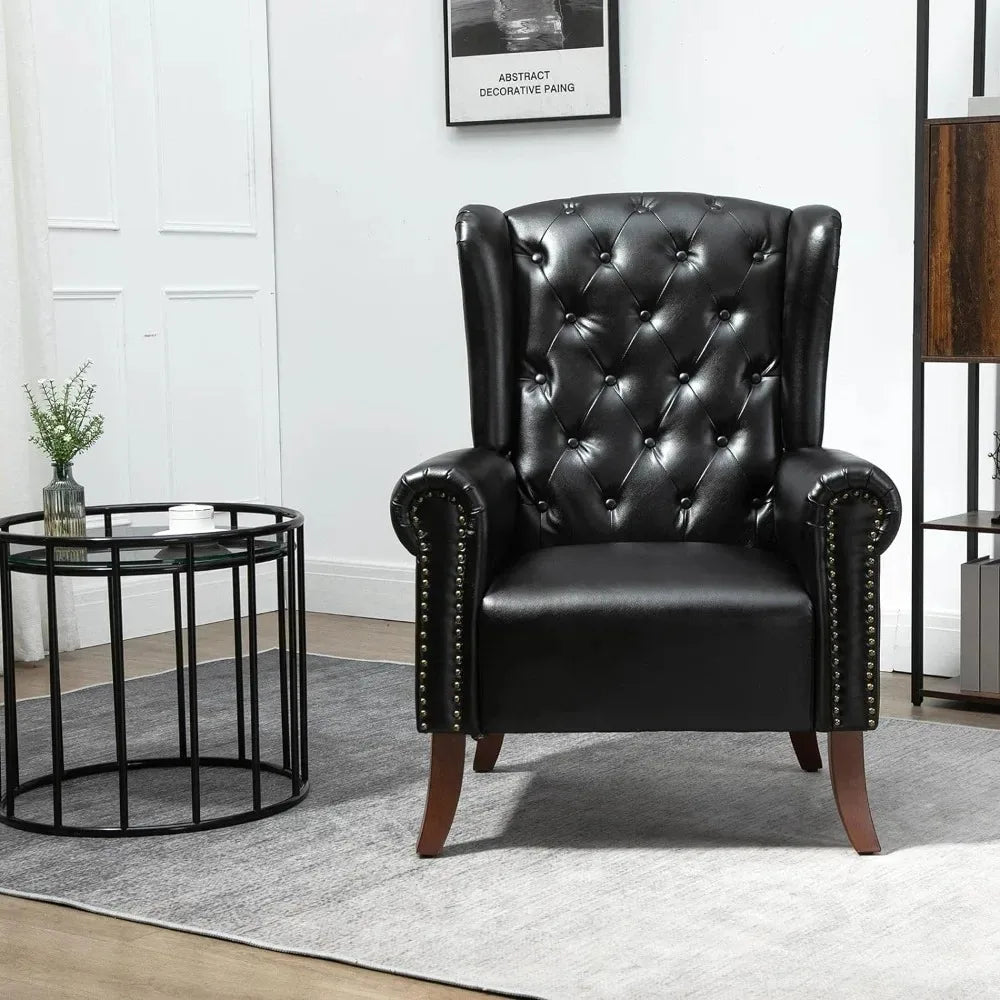 Modern Leather Armchair