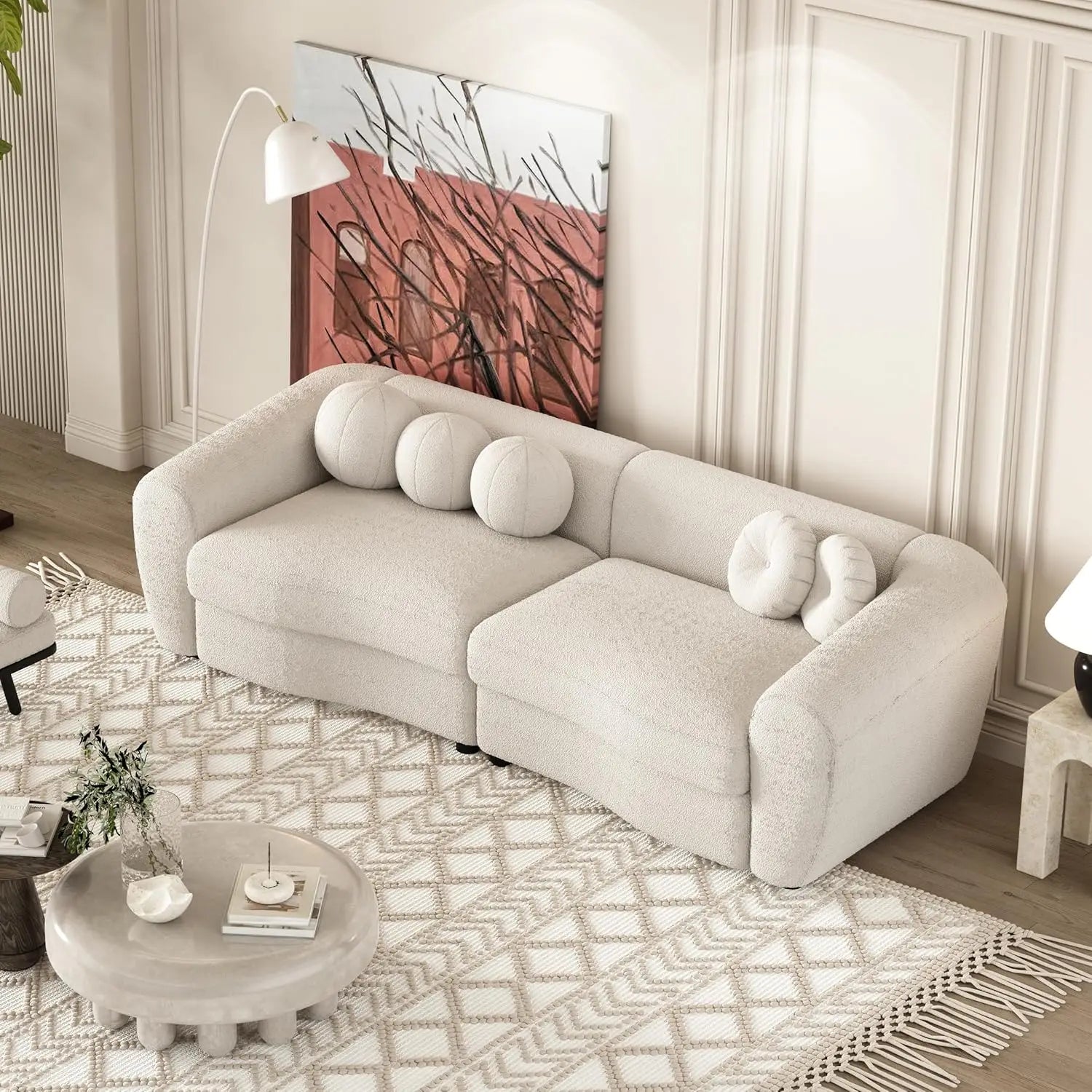 Ideal Home:  Sofa with 3-Seater Loveseat